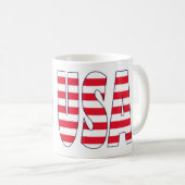 Gehen USA-Flaggen-Olympiateam-Andenken-Tasse Kaffeetasse (VorderseiteRechts)