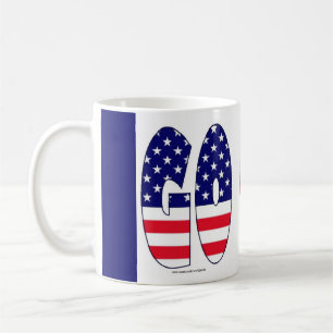 Gehen USA-Flaggen-Olympiateam-Andenken-Tasse Kaffeetasse