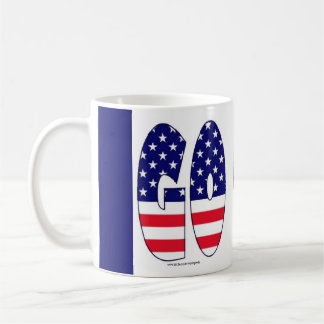 Gehen USA-Flaggen-Olympiateam-Andenken-Tasse Kaffeetasse