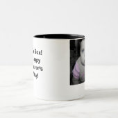 Gehen Vatertag der glückliche! Zweifarbige Tasse (Mittel)