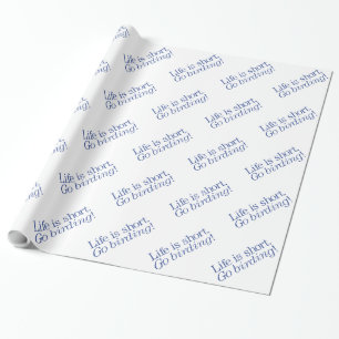 Gehen Vogelbeobachtung! Geschenkpapier