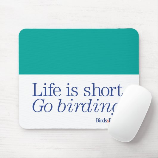Gehen Vogelbeobachtung! Mousepad (Mit Mouse)