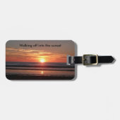 Gehen weg in den gepäckanhänger (Vorderseite horizontal)