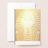 Gehen wie eine ägyptische Einladungskarte Folienkarte (Rückseite mit Umschlag)