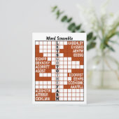 Gehen wir in die Farm Word Scramble Postkarte (Stehend Vorderseite)