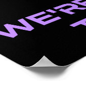 Gehen wir locker hinein, wir gehen zurück in die 8 poster (Ecke)