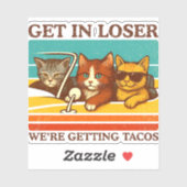 Gehen wir locker in Tacos Aufkleber (Blatt)