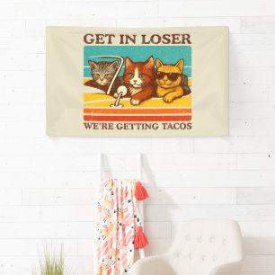 Gehen wir locker in Tacos Banner