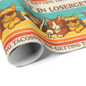 Gehen wir locker in Tacos Geschenkpapier (Rolleneckpunkt)