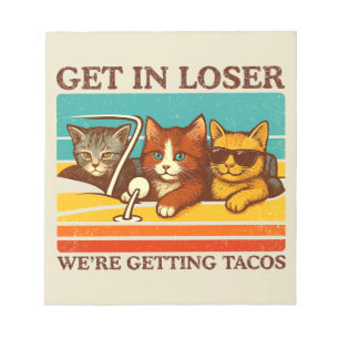 Gehen wir locker in Tacos Notizblock