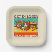 Gehen wir locker in Tacos Pappteller (Vorderseite)