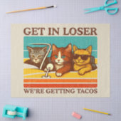 Gehen wir locker in Tacos Seidenpapier (Basteln)