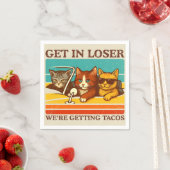 Gehen wir locker in Tacos Serviette (Beispiel)