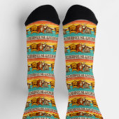 Gehen wir locker in Tacos Socken (Oben)