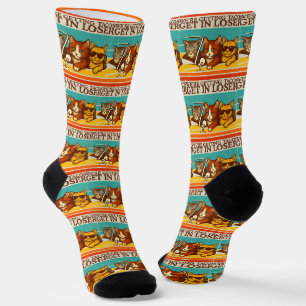 Gehen wir locker in Tacos Socken