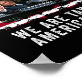 Gehen wir locker und bringen Amerika zurück 1 Poster (Ecke)