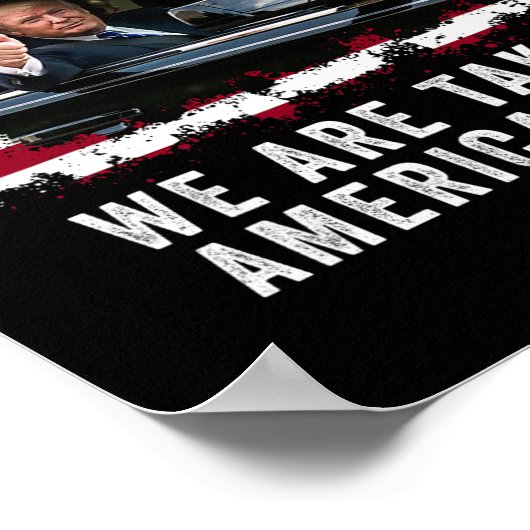 Gehen wir locker und bringen Amerika zurück 1 Poster (Ecke)