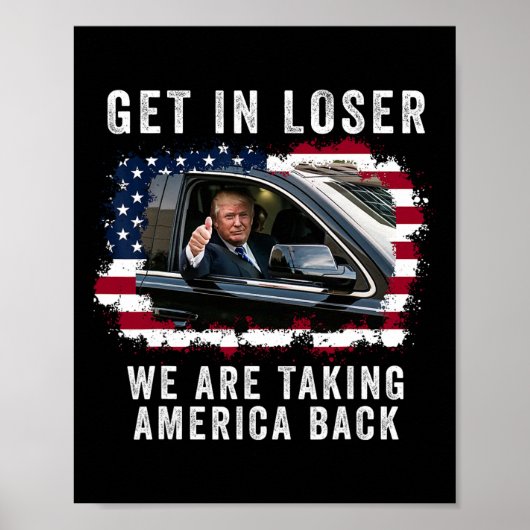 Gehen wir locker und bringen Amerika zurück 1 Poster (Vorne)