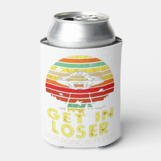 Gehen wir locker und machen wir Hintern mit einem Dosenkühler (Kanne Vorderseite)