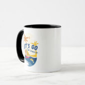 Gehen wir schwimmen - Beach Style Tasse (Vorderseite Links)