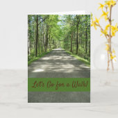 Gehen wir spazieren karte (Gelbe Blume)