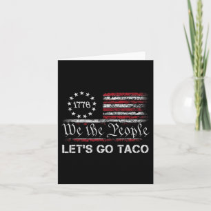 Gehen wir Taco Funny Parody Meme 1 Karte
