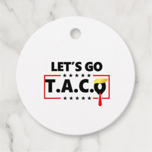 Gehen wir TACO Trump 4. Juli Taco Liebhaber Geschenkanhänger