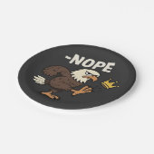 Gehen wir TACO Trump 4. Juli Taco Liebhaber Pappteller (Schrägansicht)