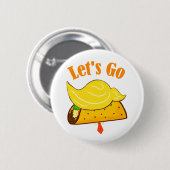 Gehen wir TACO Trump Button (Vorne & Hinten)