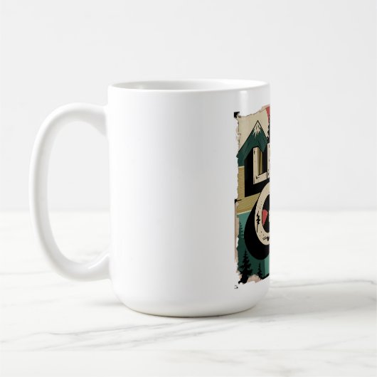 Gehen wir Vintag klassisch - Retro-Tasse Kaffeetasse (Links)