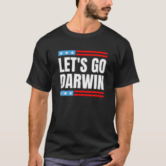 Gehen wir zu Darwin Pro Impfstoff geimpft Funny Sa T-Shirt
