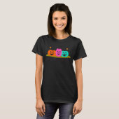 Gehen wir zum Kürbispflaster T-Shirt (Vorne ganz)