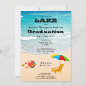 Gehen wir zum Lake Beach Abschluss Einladung (Vorderseite)