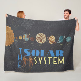 Gehen wir zum Poster des Weltraumsolarsystems Fleecedecke