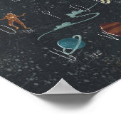 Gehen wir zum Space Alphabet Poster (Ecke)