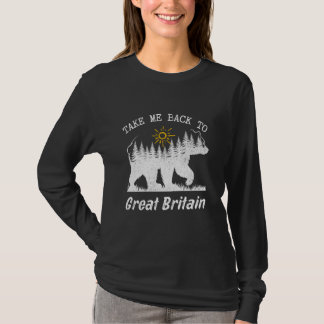 Gehen wir zurück nach Großbritannien, Vintager Url T-Shirt