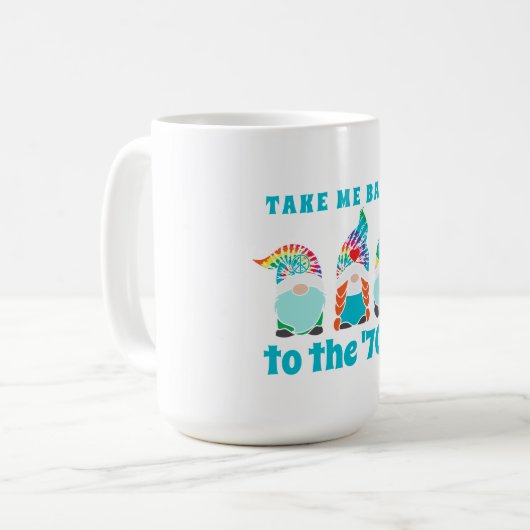 Gehen wir zurück zur "70er Classic-Tasse" Kaffeetasse (Vorderseite Links)