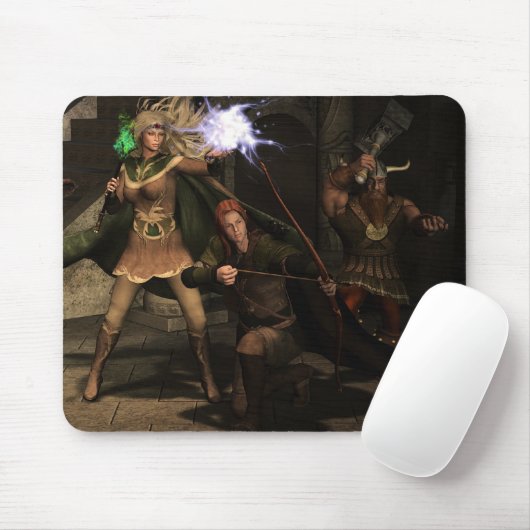 "Gehen Zeit" Mousepad (Mit Mouse)