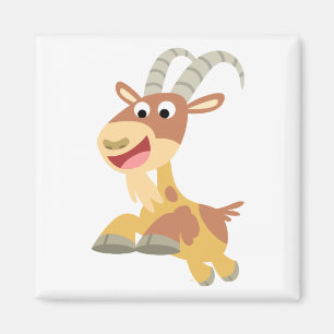 Gehen Ziege!! (niedliche Cartoonziege) Magnet