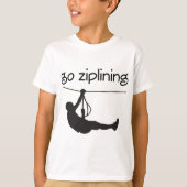 Gehen Ziplining Geschenk-Idee T-Shirt (Vorderseite)
