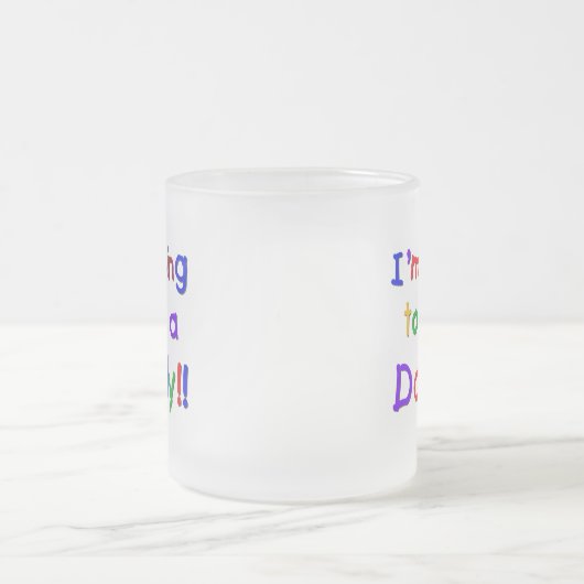 Gehen, zu sein Vater-Primärfarben Mattglastasse (Mittel)