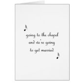 Gehen zur Kapelle (Vorne)