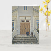 Gehen zur Kapellen-Größengleichgruß-Karte Karte (Gelbe Blume)