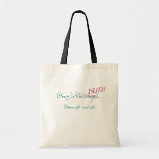 Gehen zur Kapellen-Strand-Hochzeits-Tasche Tragetasche