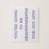 "Gehend, Großeltern zu sein!" Puzzlespiel Puzzle (Vertikal)