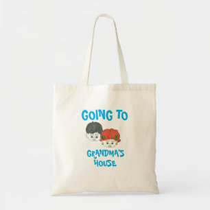 "GEHEND ZUM HAUS DER GROSSMUTTER" TASCHEN-TASCHE TRAGETASCHE
