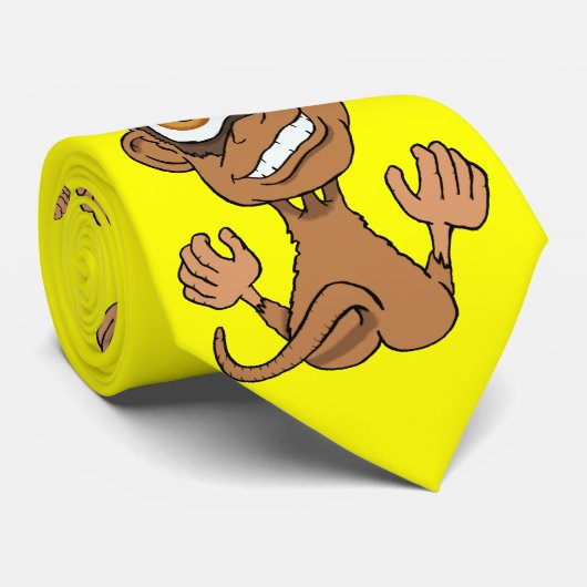 Gehende Bananen Krawatte (Gerollt)