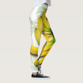 Gehende Bananen-reife Banane verlässt Bündel Leggings (Rechts)