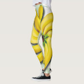 Gehende Bananen-reife Banane verlässt Bündel Leggings (Links)