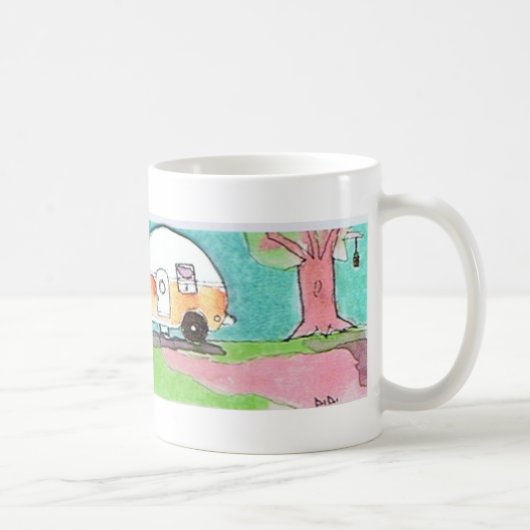 Gehende Campings-Tasse Kaffeetasse (Rechts)